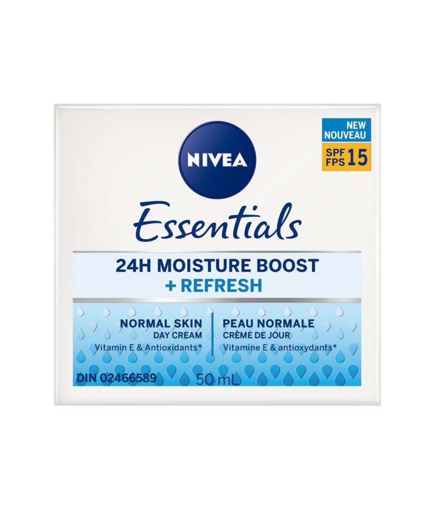 Nivea Essentials 24H Moisture Boost + Refresh Day Cream Spf 15 - 50ml