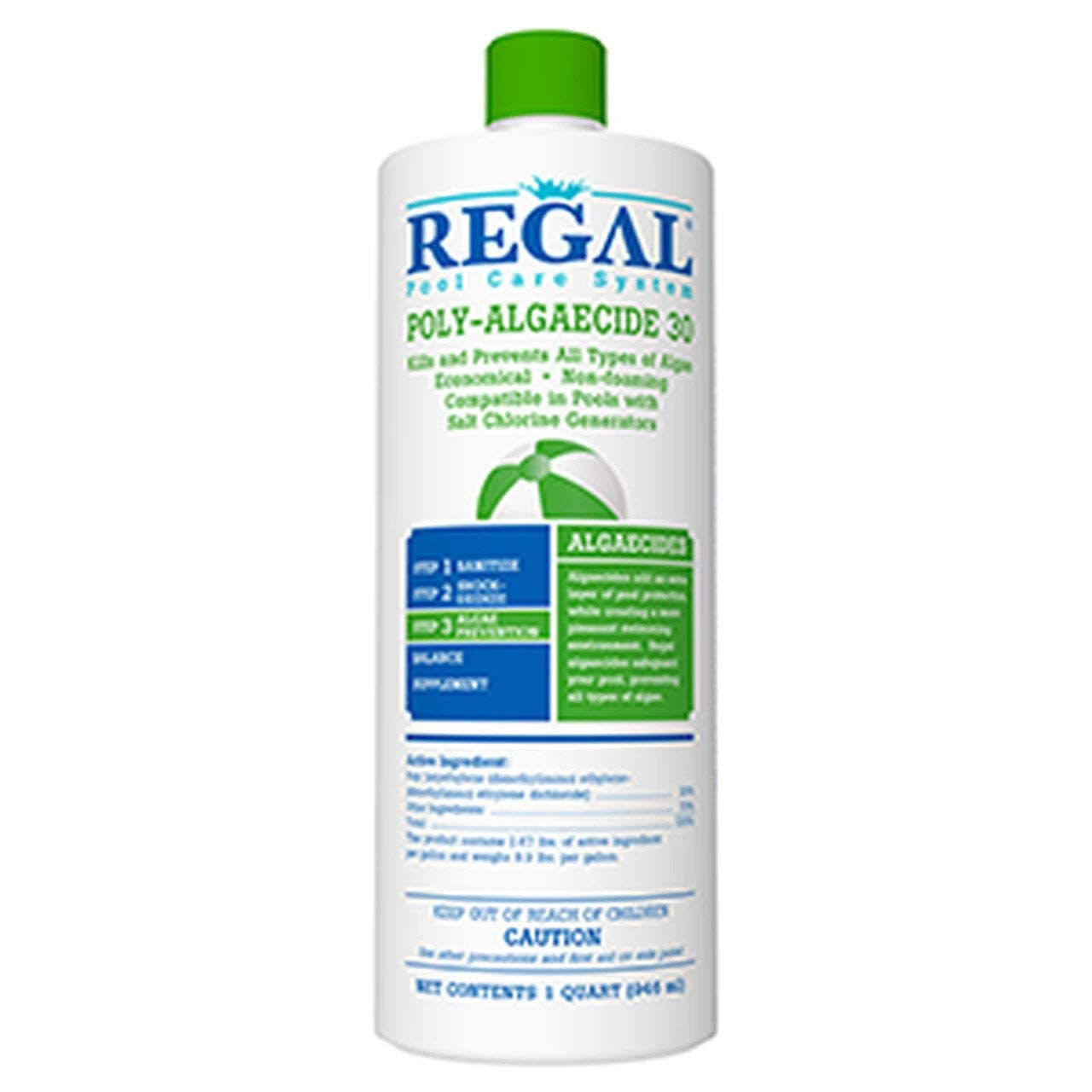 Regal 50-2630 1 Quart. Poly-Algaecide 30 Algae Prevent Chemical, 12 per Case