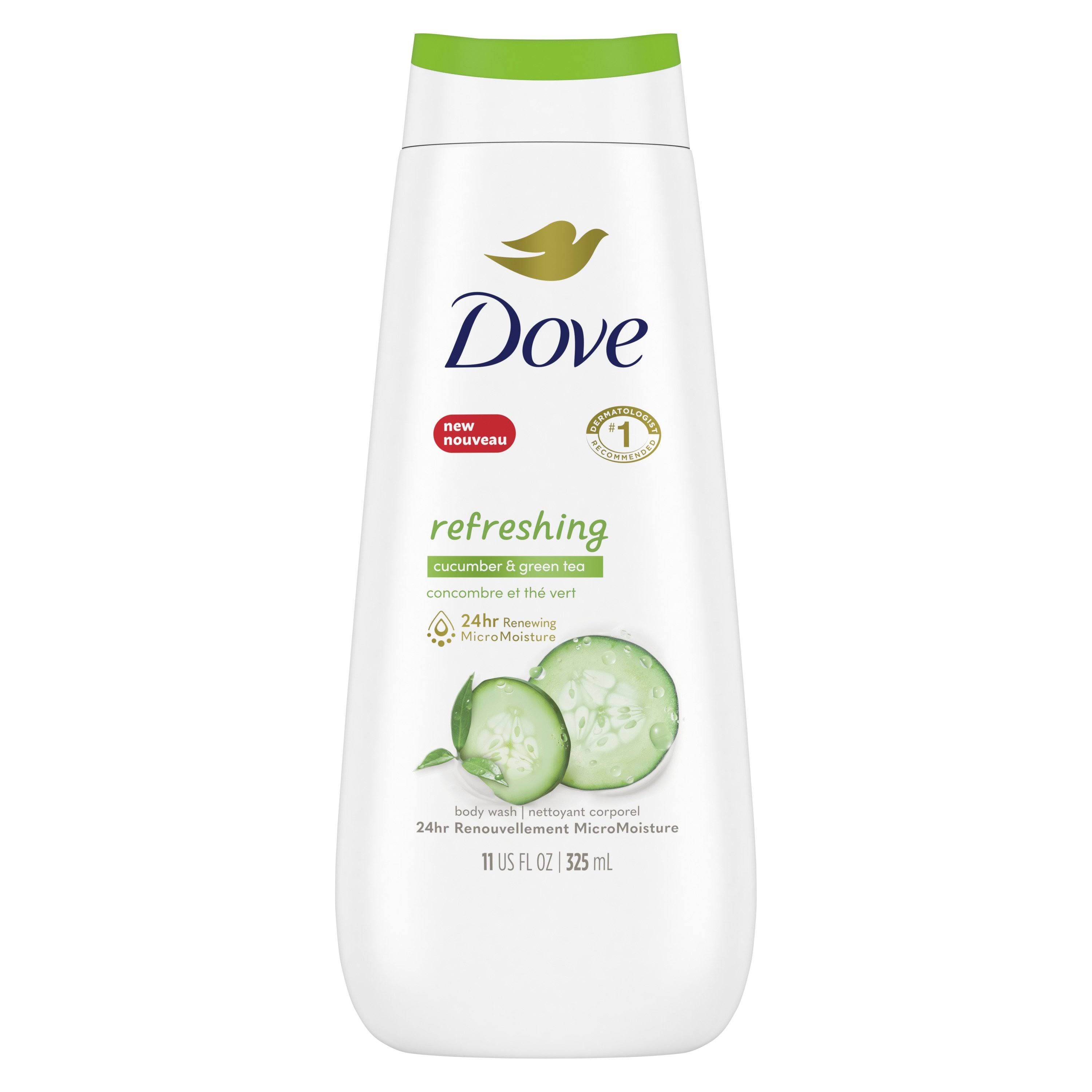 Dove Go Fresh Body Wash - 354ml, Cucumber and Green Tea