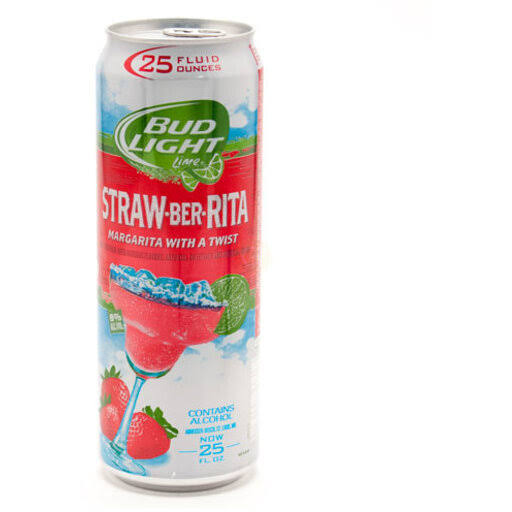 Bud Light Lime Straw-ber-rita Margarita With a Twist - 25 fl oz