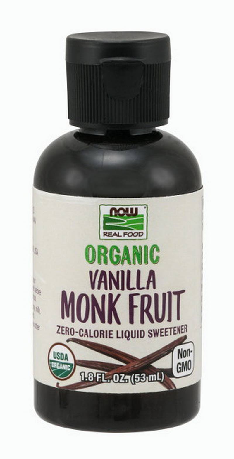 NOW Foods Monk Fruit Vanilla Liquid Organic 1.8 fl oz
