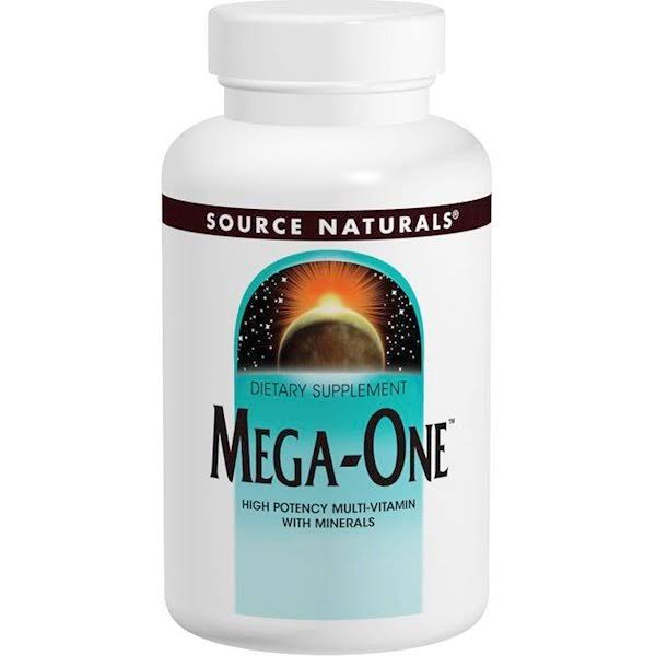 Source Naturals Mega-One High Potency Multi-Vitamin with Minerals - 180 Tablets