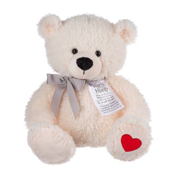GANZ White 'Forever in Your Heart' Bear Plush Toy One-Size