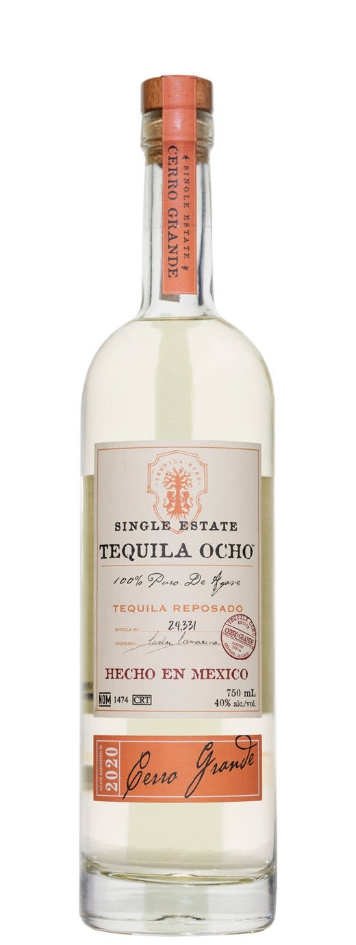 Single Estate Tequila Ocho Tequila Reposado - 750 ml