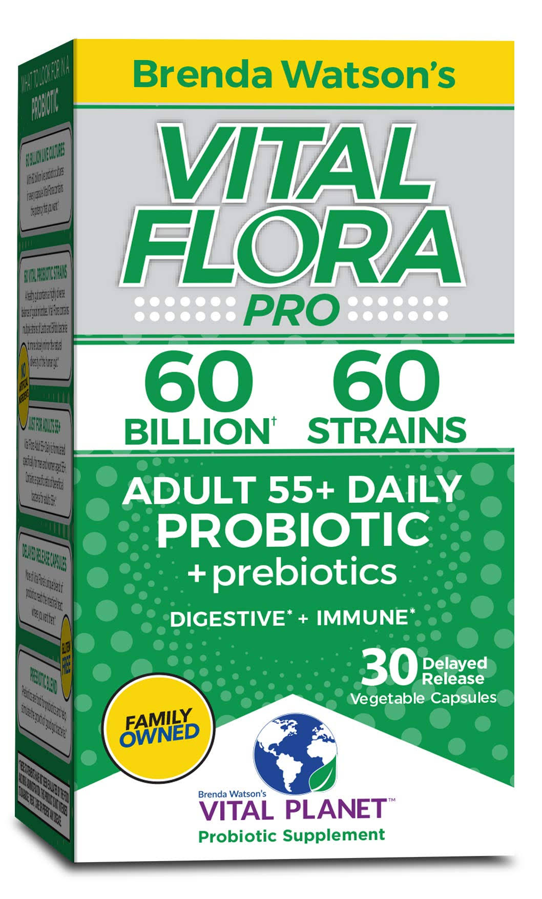 Vital Planet - Vital Flora 60/60 Probiotic Adult 55+ 30 Capsule