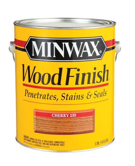 Minwax 71009000 Wood Finish Penetrating Stain - Cherry 235, 1gal