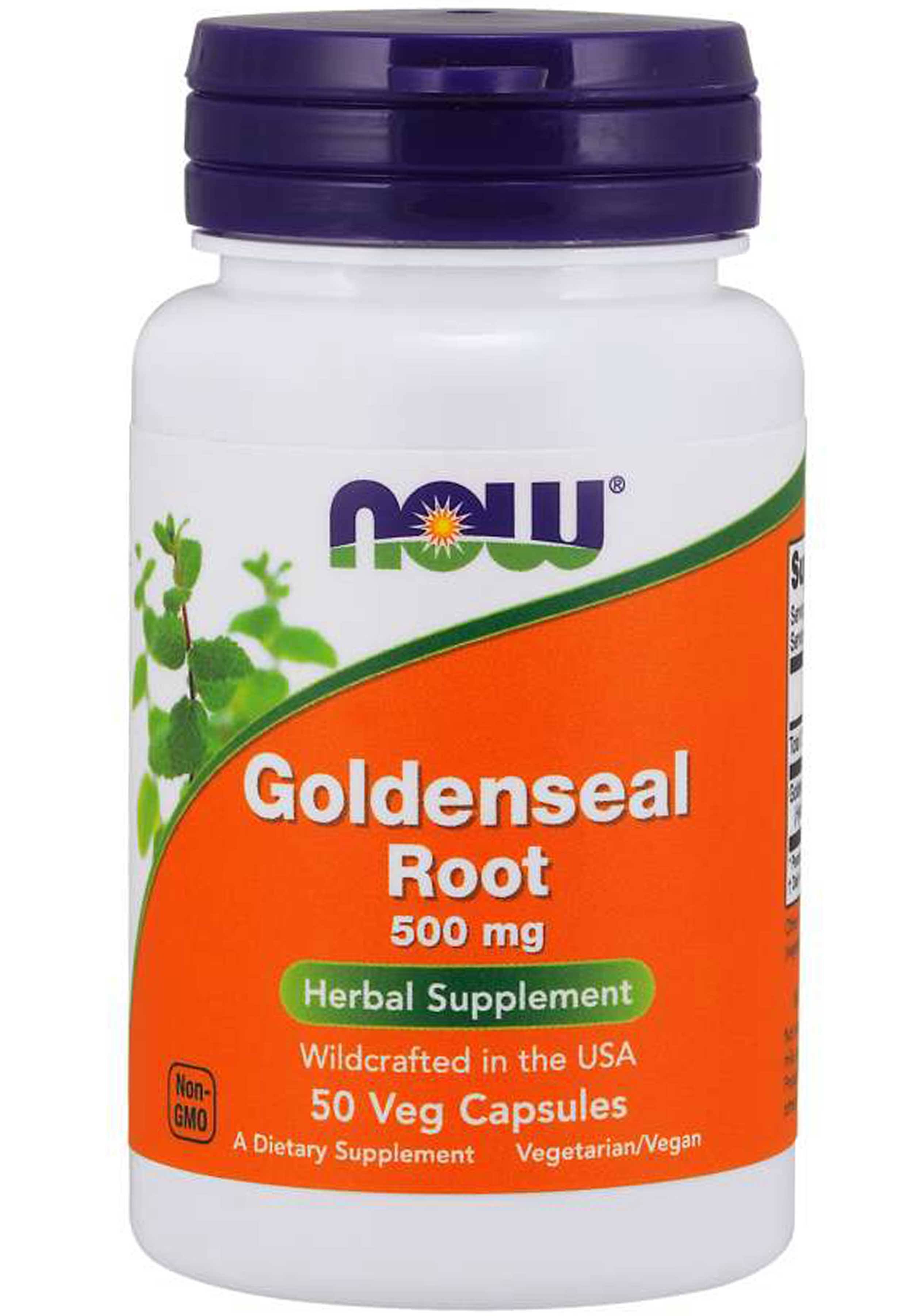 Now Foods Goldenseal Root - 500mg, 50 Capsules