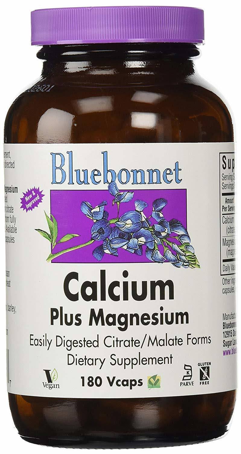 Bluebonnet Calcium Citrate Plus Magnesium Dietary Supplement - 180ct