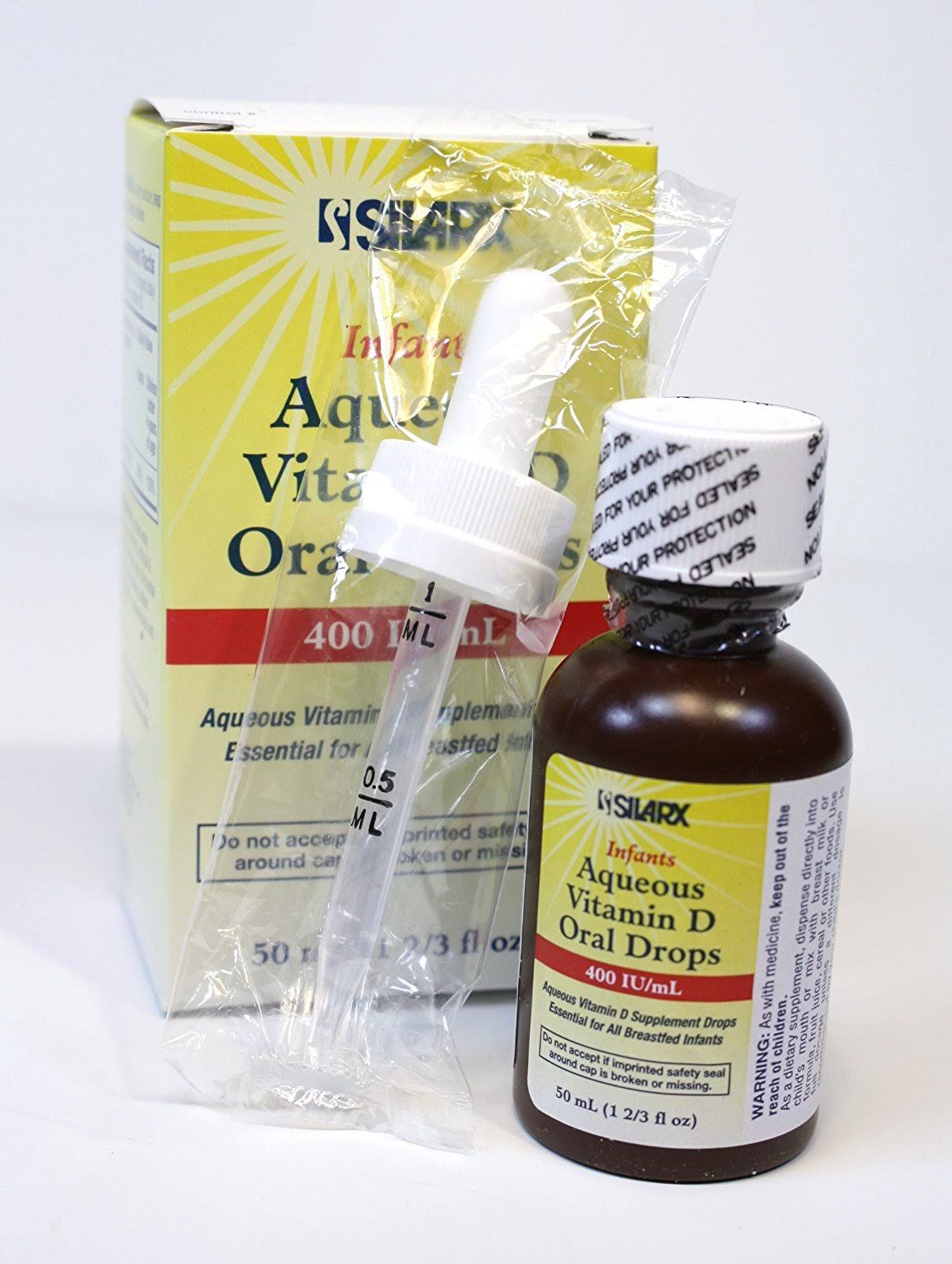 Silarx Infants Aqueous Vitamin D Oral Drops, 50 ml