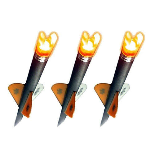 Ravin Lighted Crossbow Arrow Bolt Nocks - Orange, 3pk