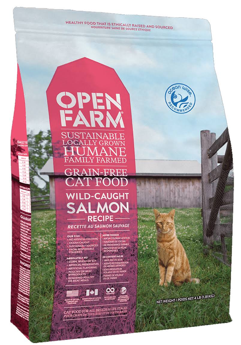 Open Farm - Dry Cat Food Wild-Caught Salmon / 4 lb
