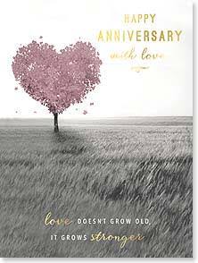 Anniversary/Love & Romance Cards Love Tree