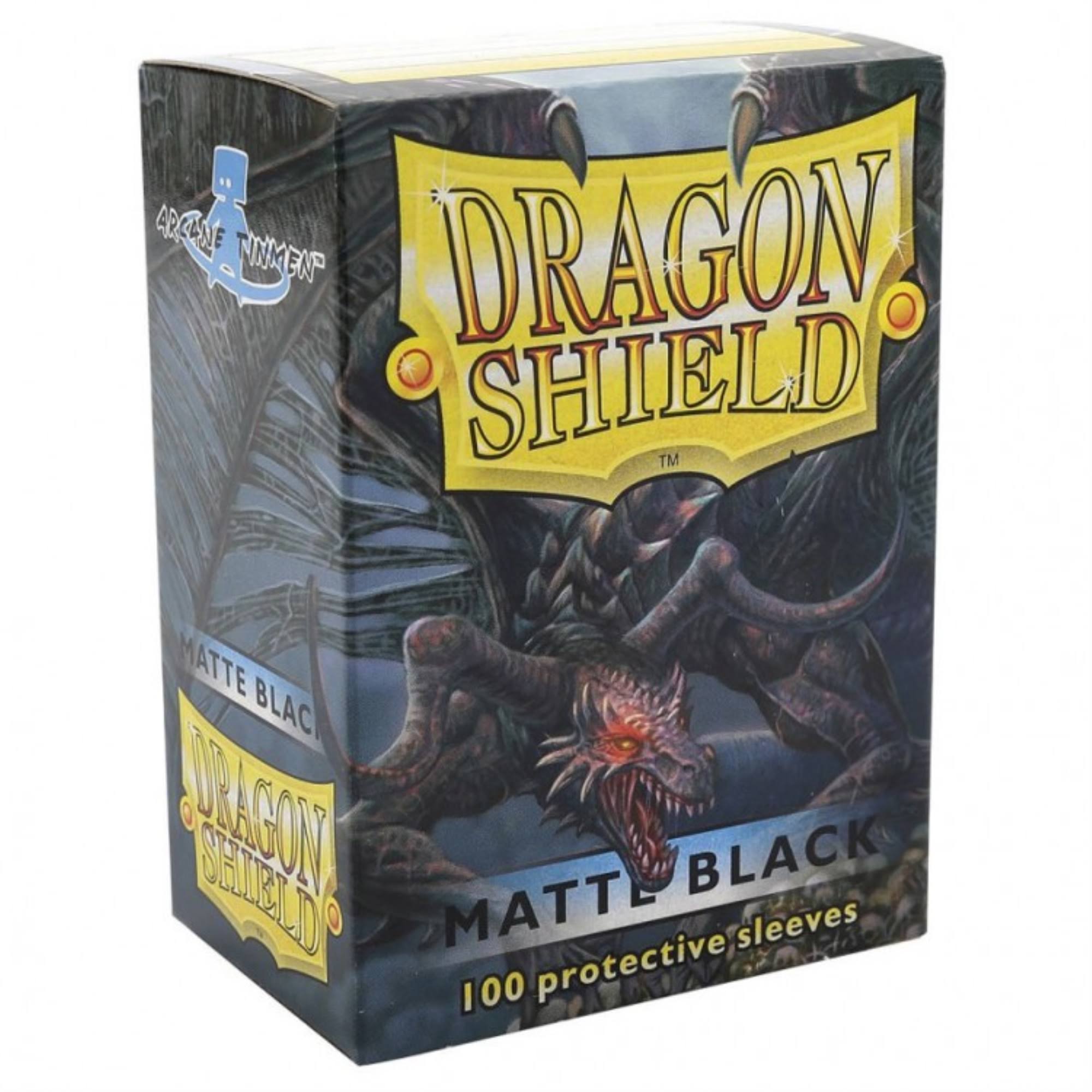 Dragon Shields Matte Card Sleeves - 100ct, Black