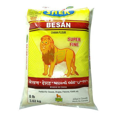 Sher Besan Chana Flour - 8 Pounds - Indian Bazaar - Delivered by Mercato