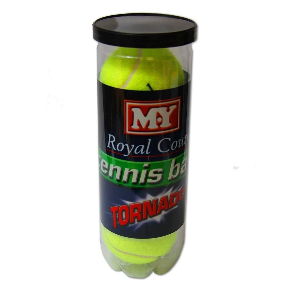 Royal Court Tennis Balls - in Tube, 3pk