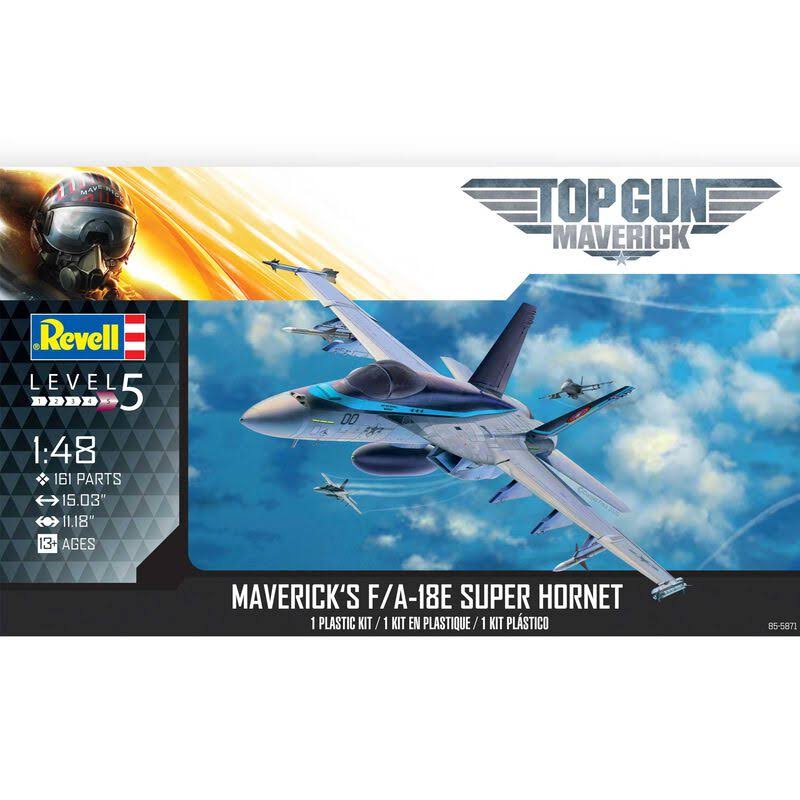 Revell Maverick's F/A-18E Super Hornet Plastic Model Kit 1:48 Scale RMX85-5871