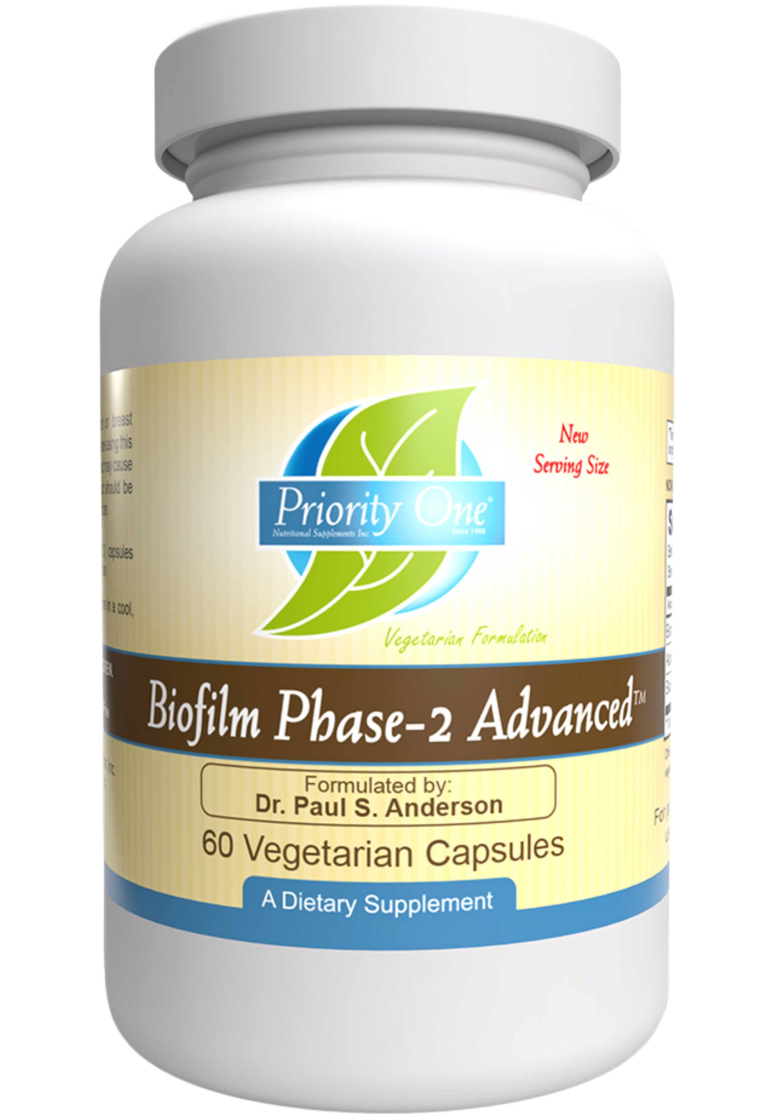 Priority One Biofilm Phase-2 Advanced - 60 Vegetarian Capsules