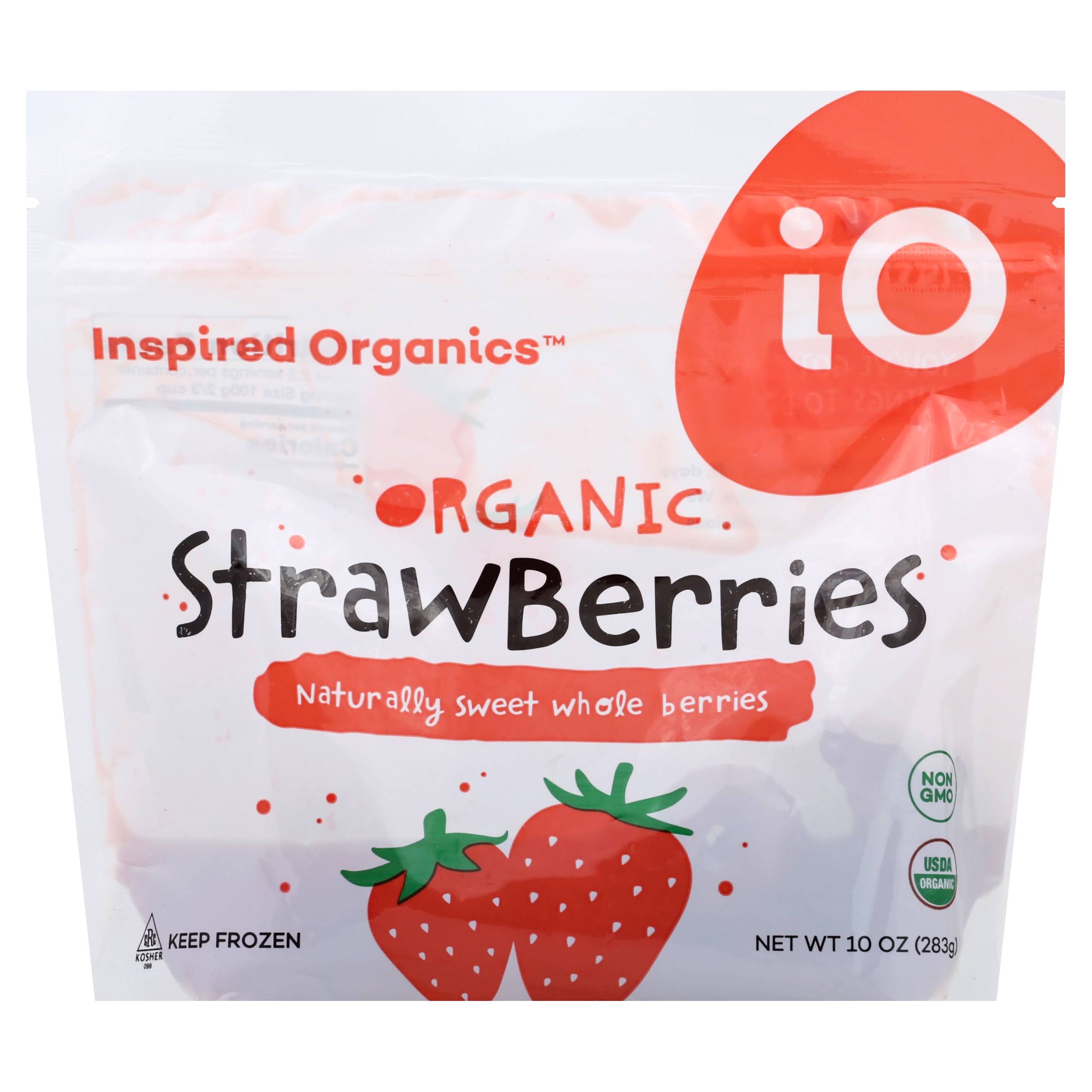 Inspired Organics Strawberries, Organic - 10 oz