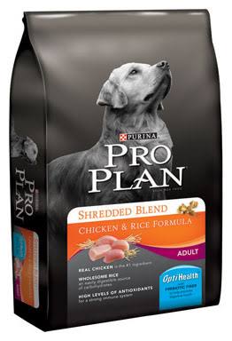 Purina Pro Plan Savor Adult Shredded Blend Chicken & Rice Formula Dog Food