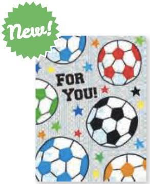 Peaceable Kingdom Press E543 Soccer Balls for You Enclosure Card