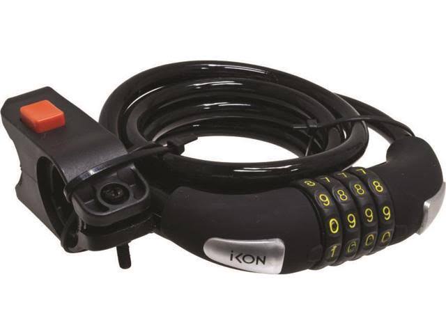Ikon Cable Resettable Combo Lock - 6' X 10mm