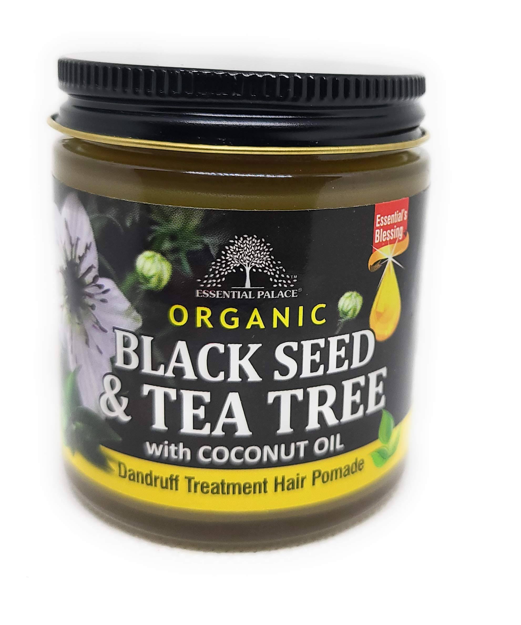 Organic Black Seed and Tea Tree with Coconut Oil Dandruff Treatment Hair Pomade 1 Count