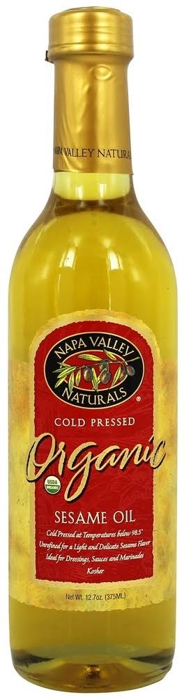 Napa Valley Naturals Cold Pressed Organic Sesame Seed Oil - 12.7oz