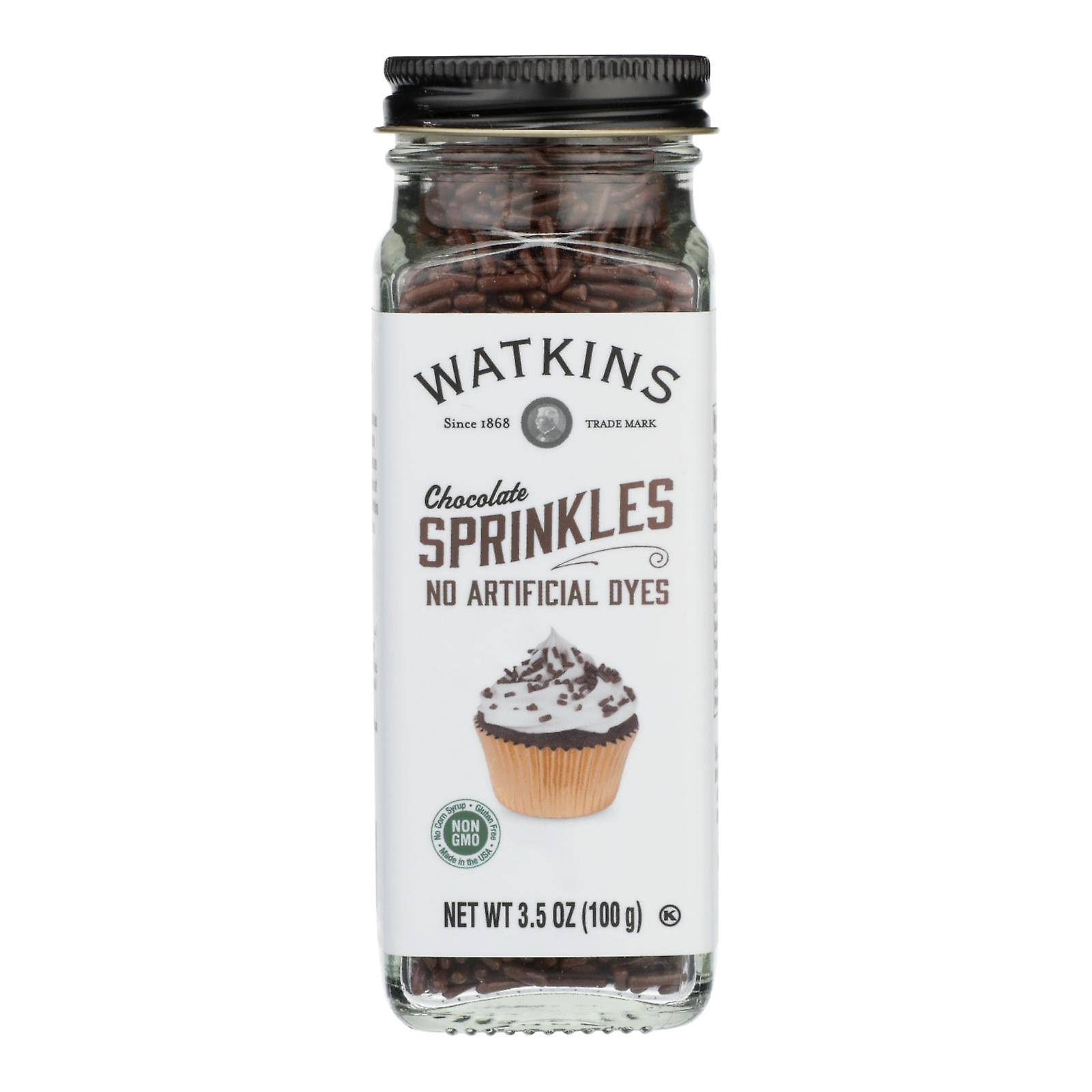 Watkins - Decorating Sprinkle Chocolate - Case of 4-3/3.5 oz