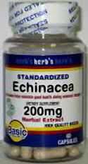 Basic Vitamins Echinacea 200mg - 60 Tabs