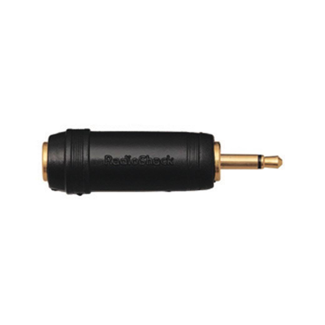 RadioShack Gold Series Adapter 1/4 inch Stereo Jack-to-1/8 inch Mono Plug