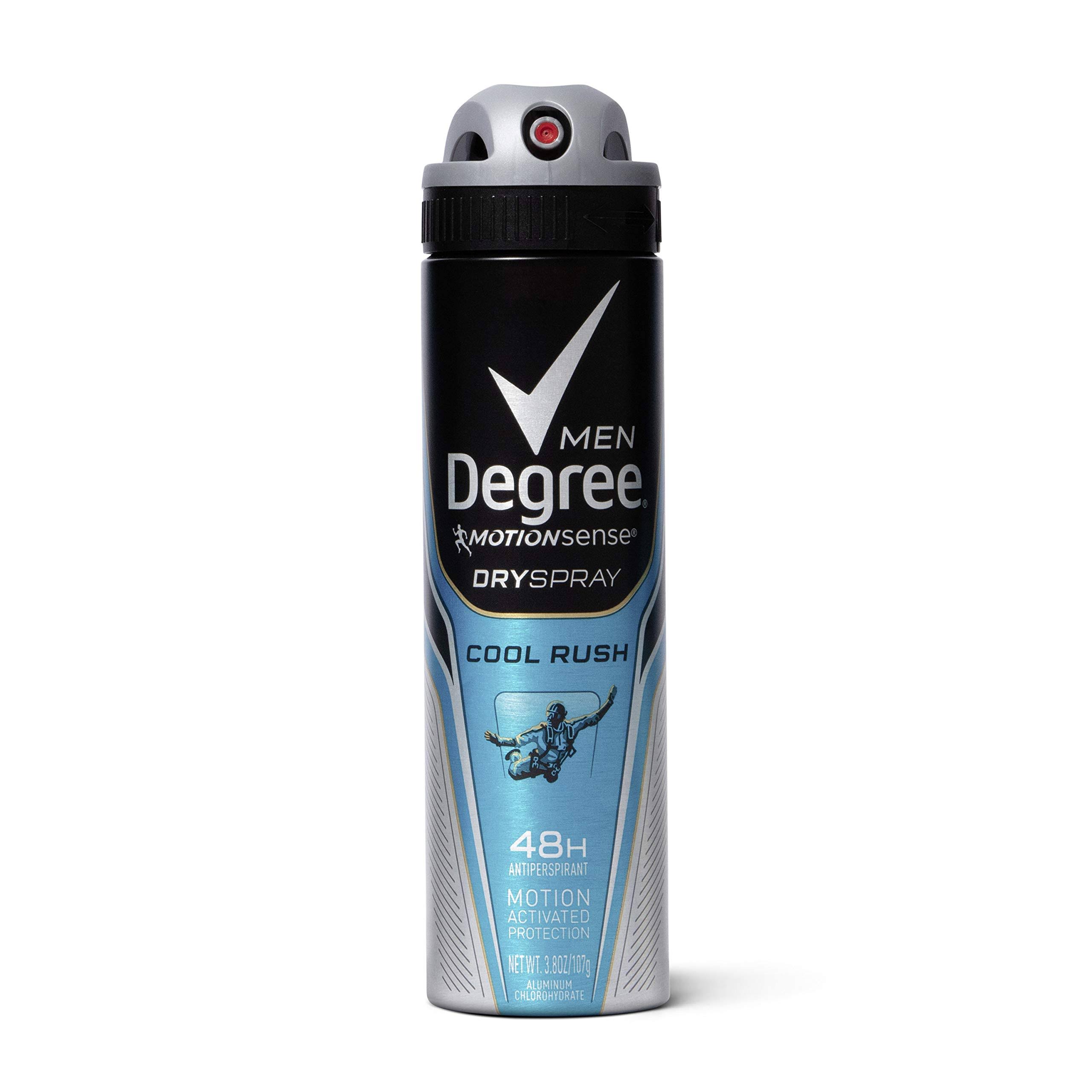 Degree Men Motionsense 48hr Anti Perspirant Dry Spray - Cool Rush, 3.8oz