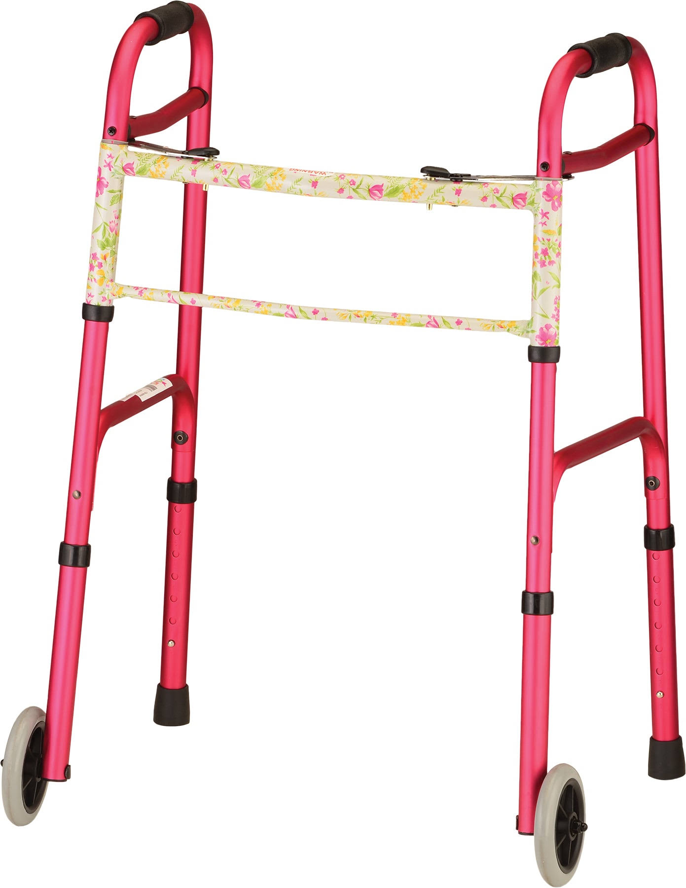 Nova Daily Mobility Aids Folding Walker - Pink