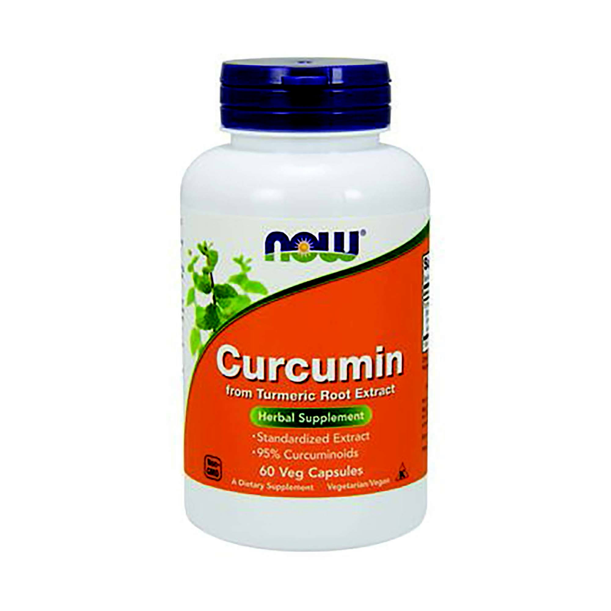 Now Foods Turmeric Curcumin 60 Veg Capsules