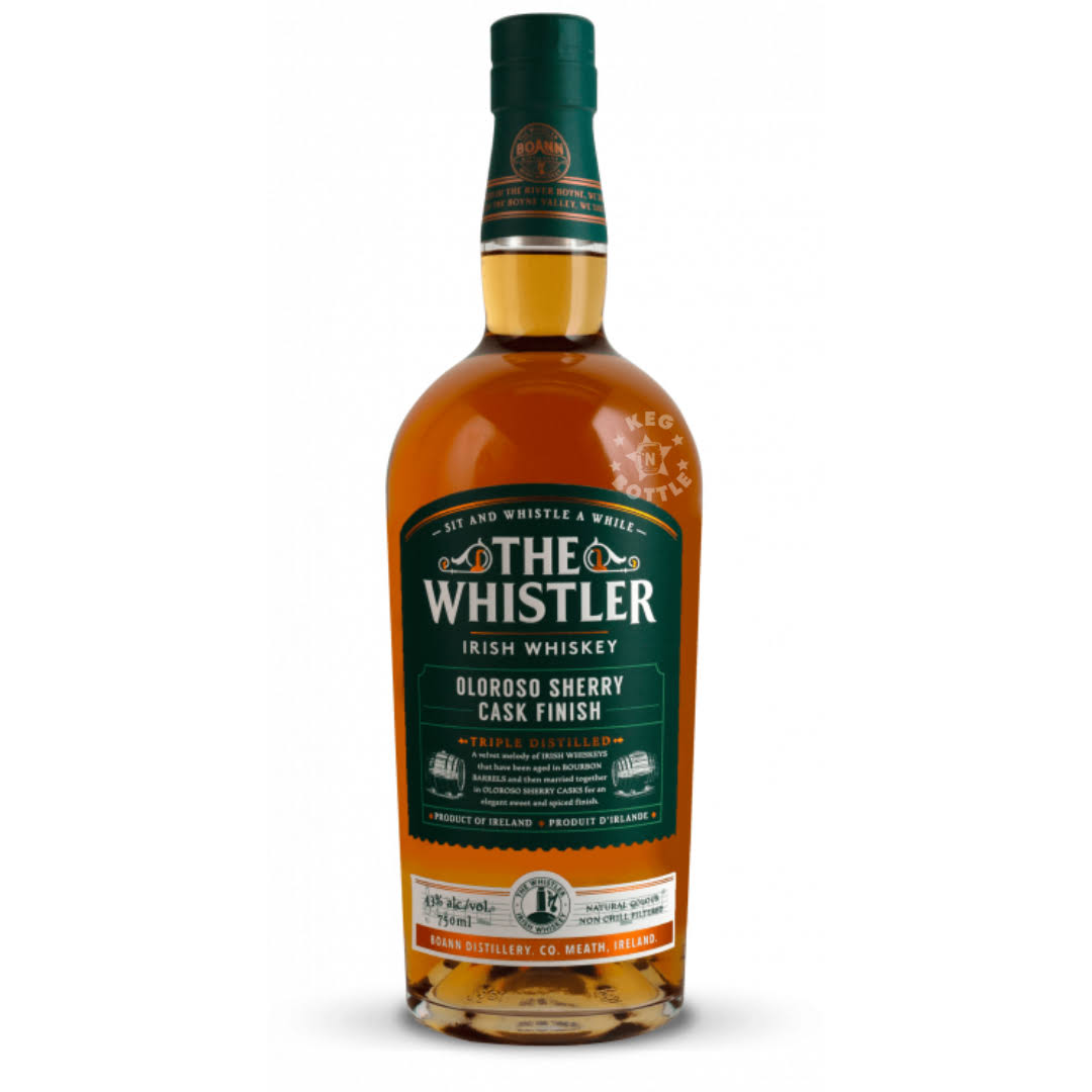 The Whistler Irish Whiskey, Oloroso Sherry Cask Finish, Triple Distilled - 700 ml