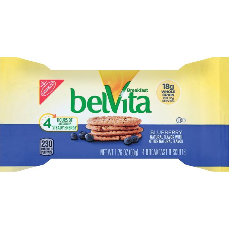 Nabisco Belvita Blueberry Breakfast Biscuits - 1,76Oz
