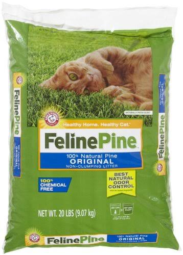 Feline Pine Non-Clumping Cat Litter - 20lbs