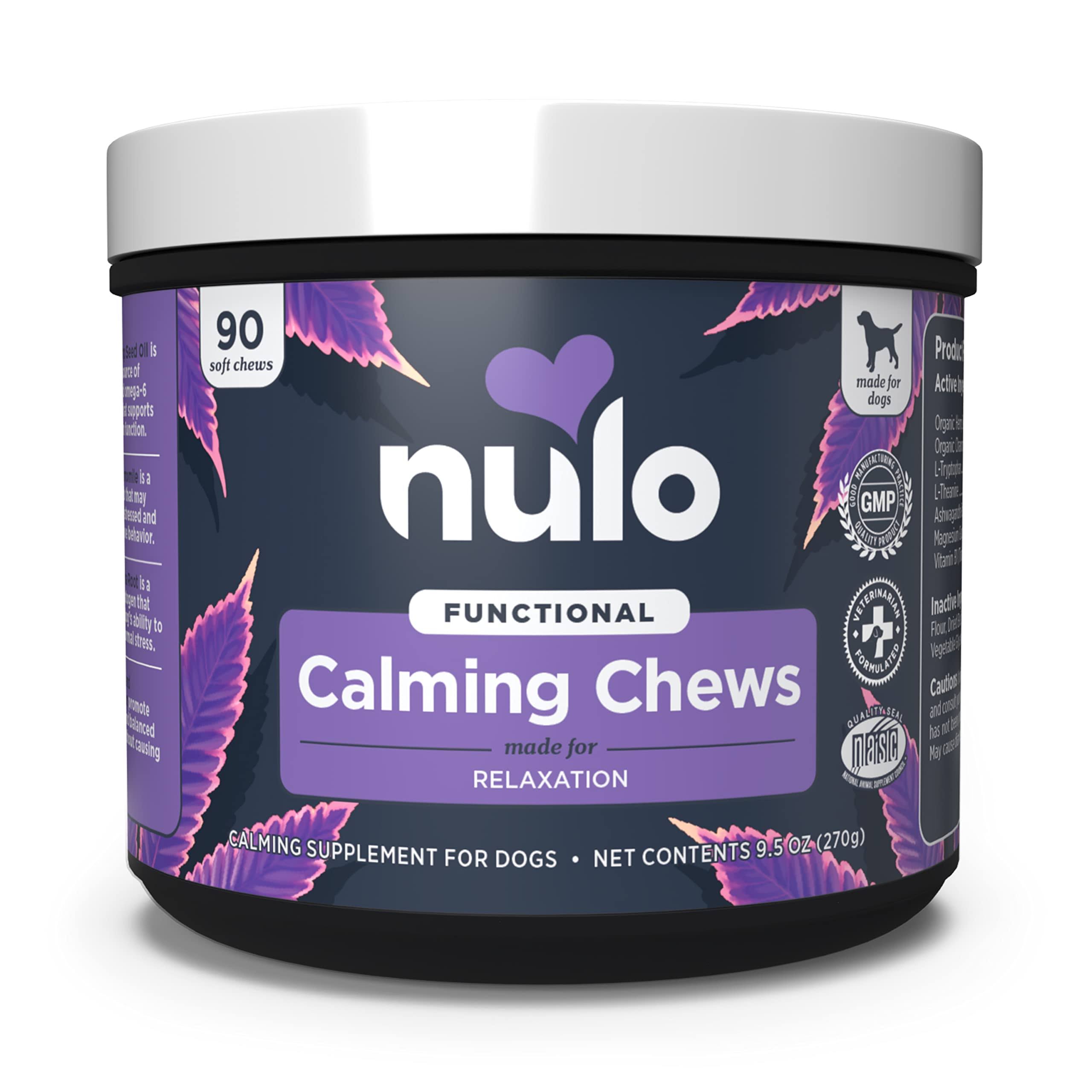 Nulo Functional Calming Soft Chew Supplements for Dogs