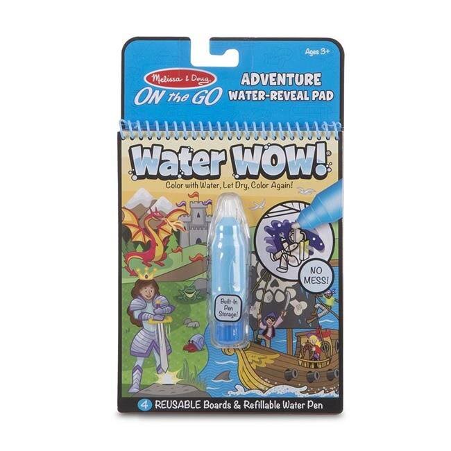 Melissa & Doug on The Go Water Wow! Reusable Water-Reveal Activity Pad - Adventure