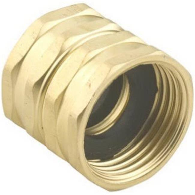 Bosch Garden and Watering Green Thumb Hose to Hose Connector - Dark Khaki, 4" x 3/4"
