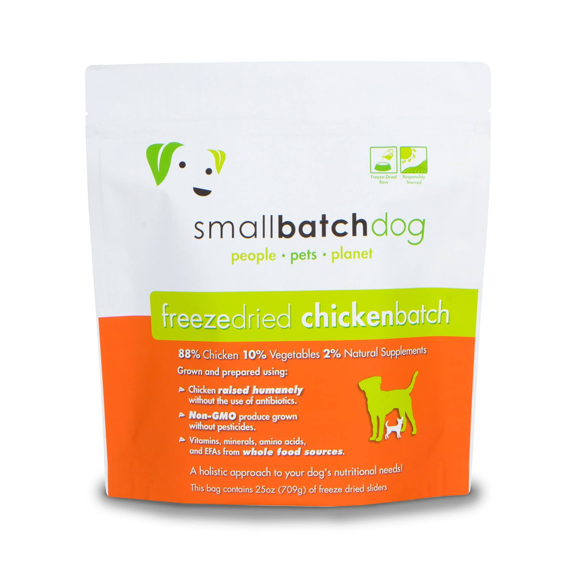 Smallbatch Pets Freeze-Dried Premium Raw Food Diet for Dogs, 25oz,