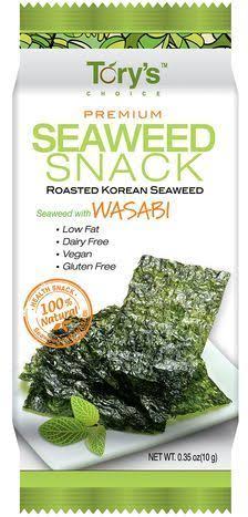 Tory's Choice Wasabi Premium Seaweed Snack - 0.35 Ounces - Streets Market - Delivered by Mercato