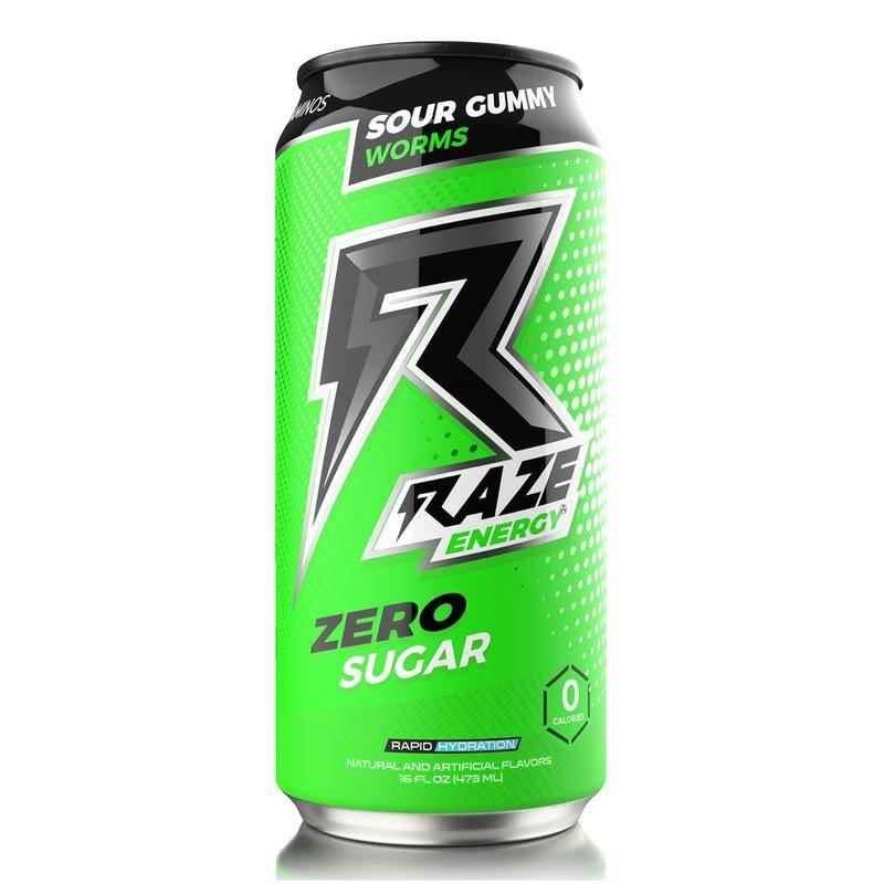 Raze Energy Drink / Sour Gummy