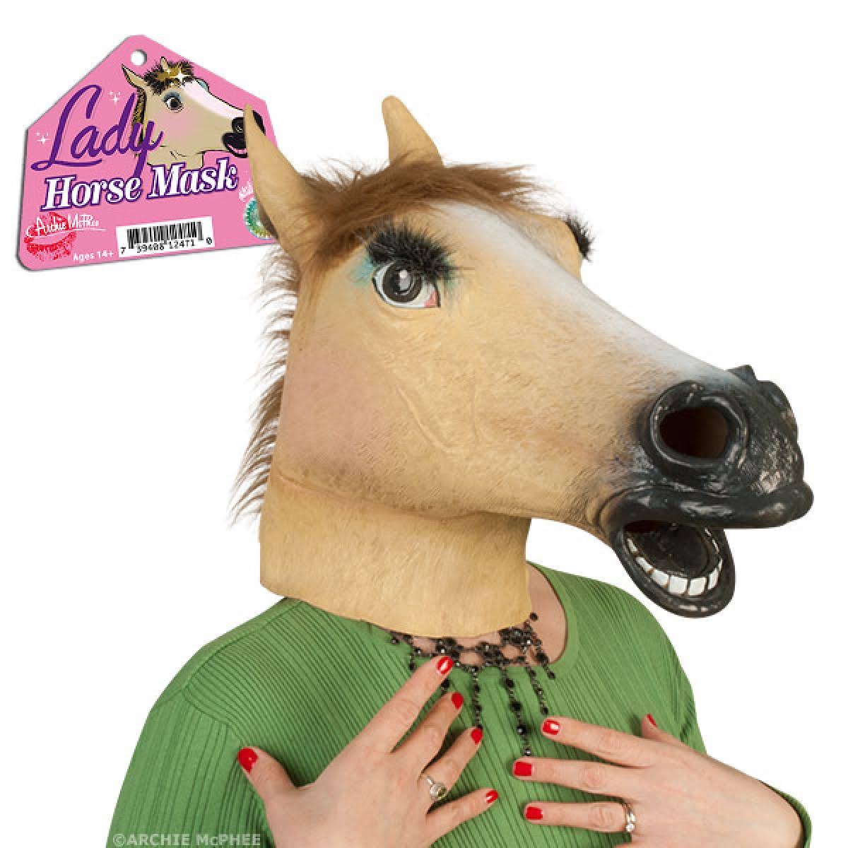 Accoutrements Lady Horse Mask Halloween Accessory
