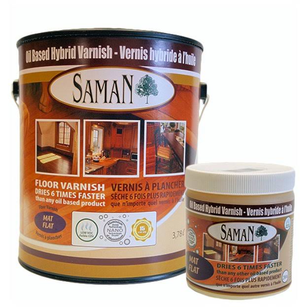 Saman 220255 946 ml Hybrid Varnish - Gloss Pack of 6