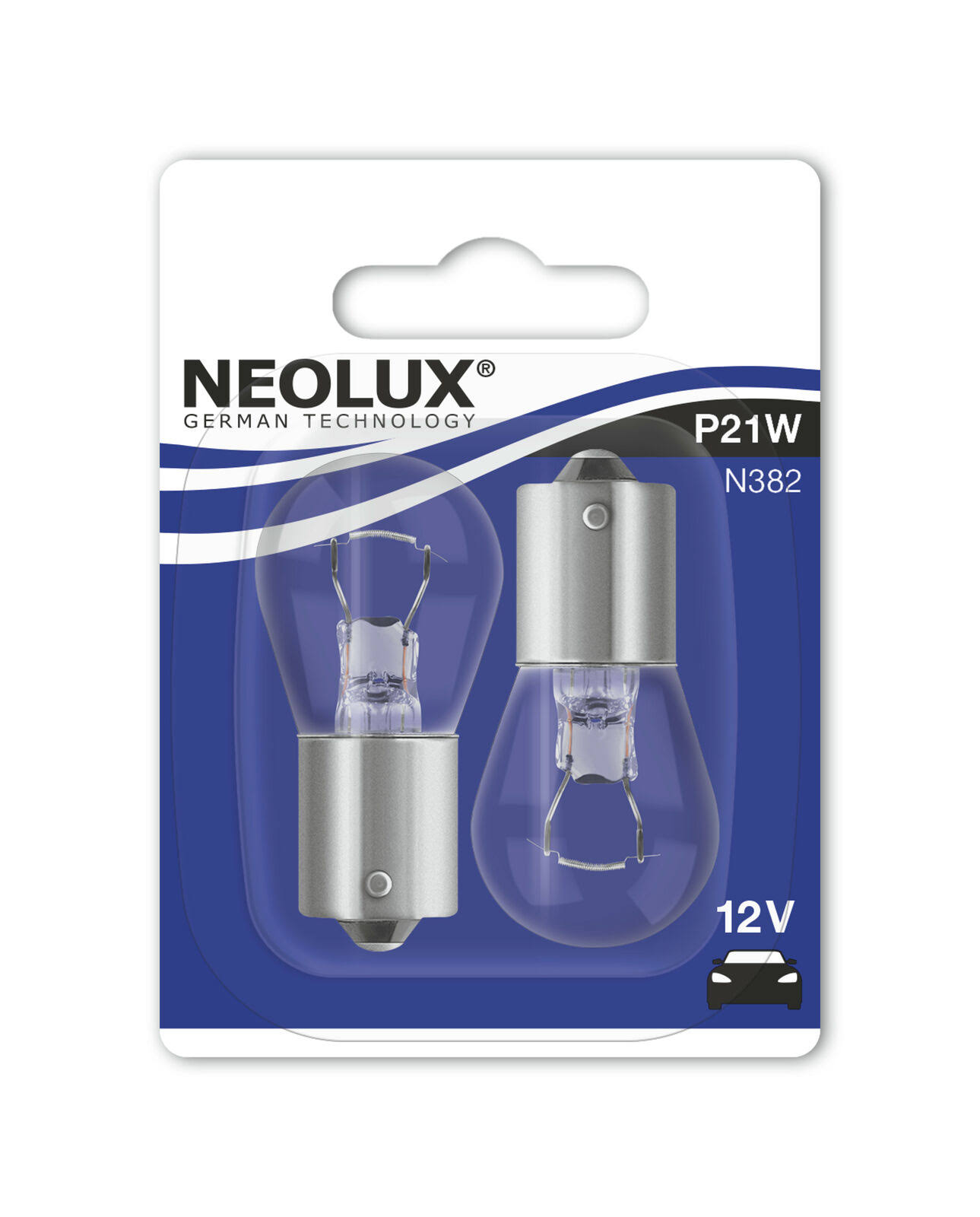 Neolux - Standard Bulbs - P21W 12V 21W (382) Ba15s - N382-02B