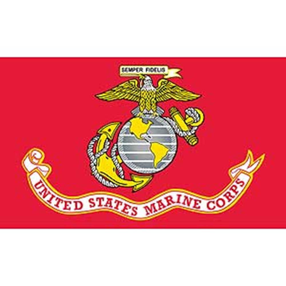 Eagle Emblems USMC Flag - 3'x5'