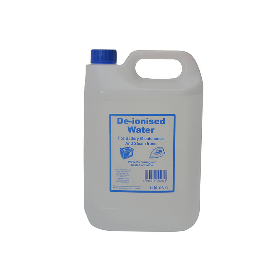 De-Ionised Water - 5l