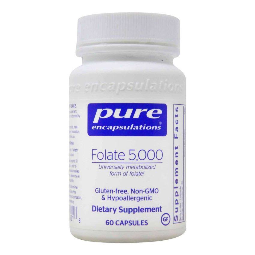 Pure Encapsulations Folate - 5000 mcg, 60ct