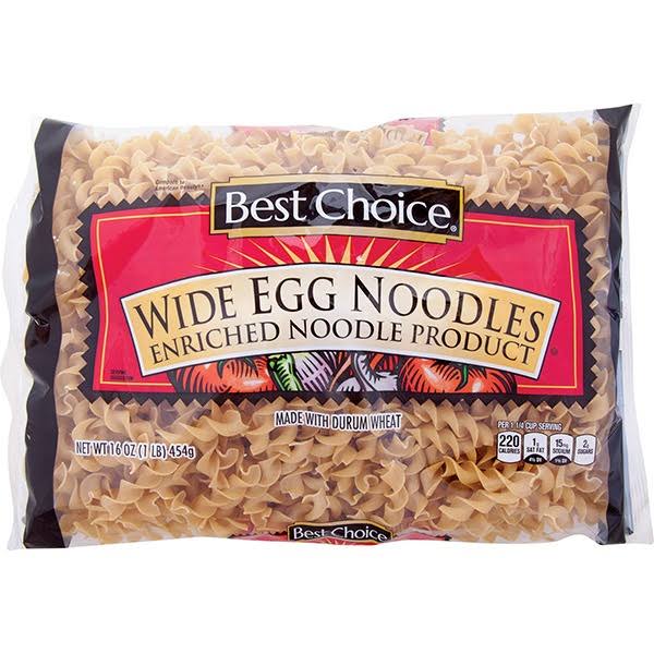 Best Choice Wide Egg Noodles - 16 oz