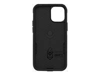 OtterBox Commuter Series - Back cover for mobile phone - black - for Apple iPhone 12 mini